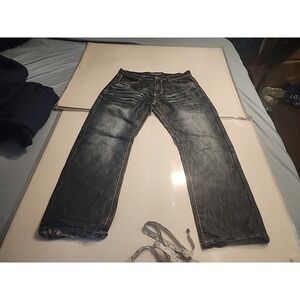 Southpole Jeans Men's 38 (38x30)  Black Denim  Hip Hop Y2K RN 82628